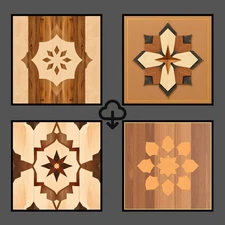 Set 4 Realistic Digital Wall Art Print Modern Home Decor Printable Instant #75