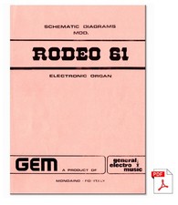 GEM RODEO 61 Service Manual Schematic Diagrams Schaltplan Electrical Schema - PDF