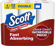 Paper Towels Choose A Sheet 6 Double Rolls 12 Regular Rolls 108 Sheets Per Roll