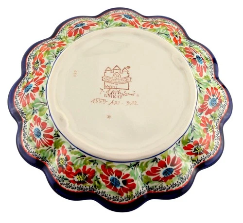 Zaklady Ceramiczne Polish Pottery Deviled Egg Plate - Thumbnail 5
