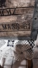 Vtg. 1961 Carnation Co. Dairy Cream Milk Wood / Metal Crate Arlington Mass. — photo 5
