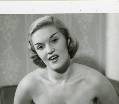Original photo 16x21cm busty Paula Page Kamera 1960's good condition