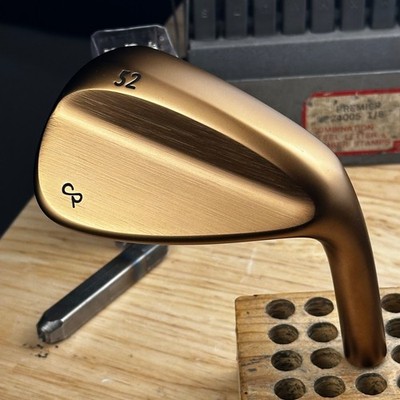 52* SM FORGED Golf Sand Wedge by Corey Paul 8* BOUNCE / MILLED FACE / ROSE GOLD