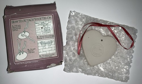 Longaberger 1995 Mothers Day Basket Tie On - New - Picture 2 of 2
