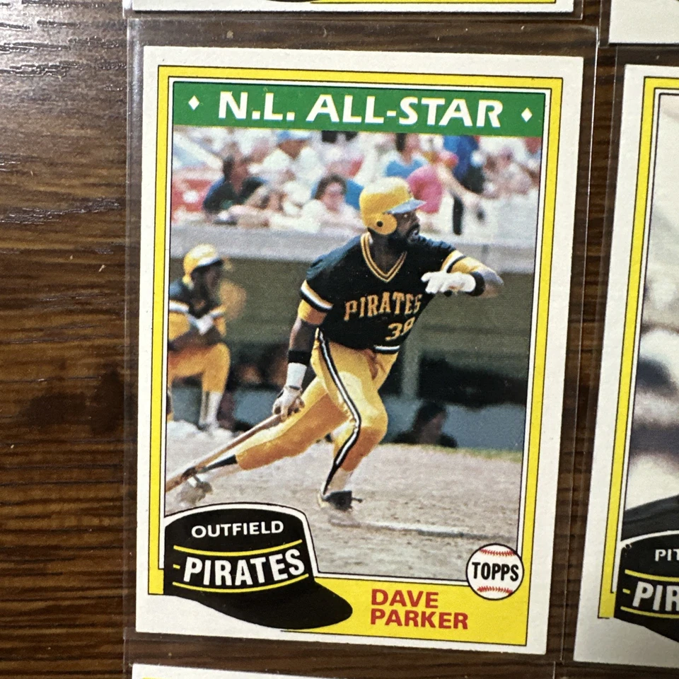 lote de 25 1981 TOPPS PITTSBURGH PIRATES MLB Stargell, Parker, Blyleven 💥NM 💥⚾ Foto 4 de 4