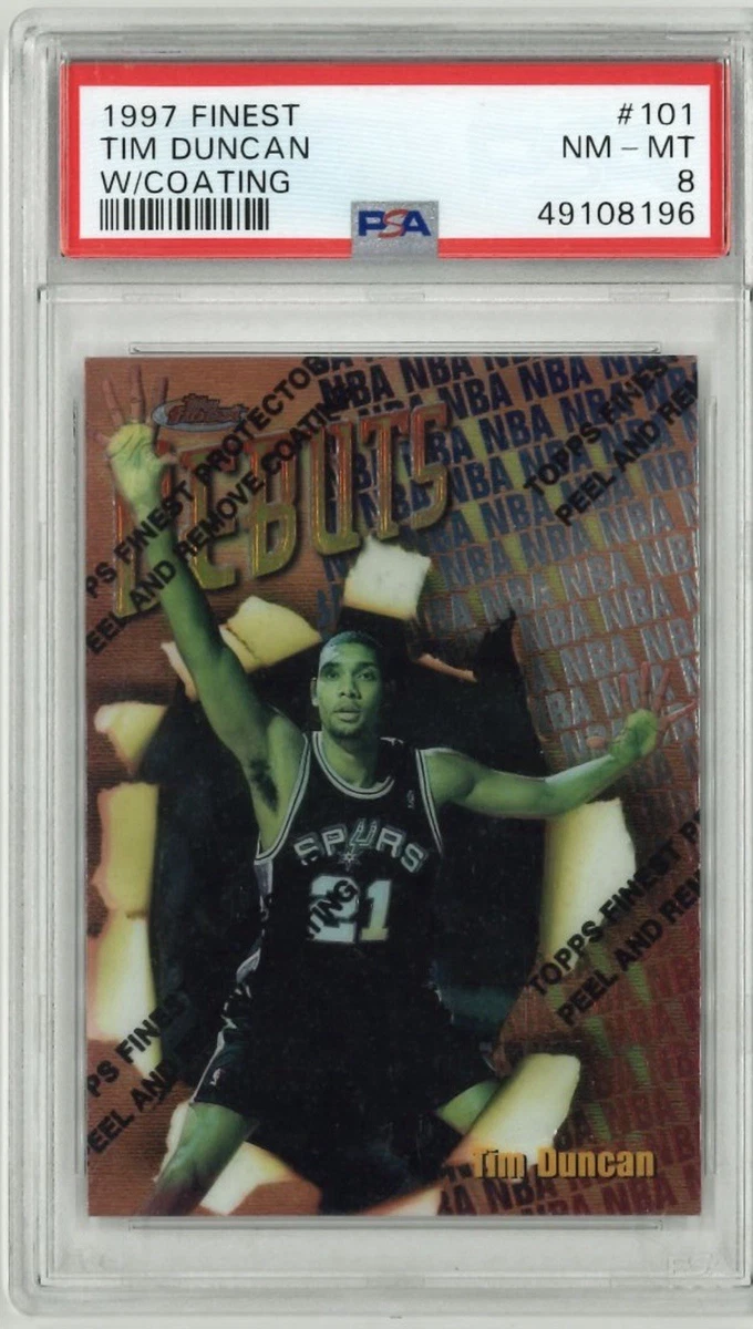 Topps Tim Duncan Basketball Rookie Sports Trading Cards for sale