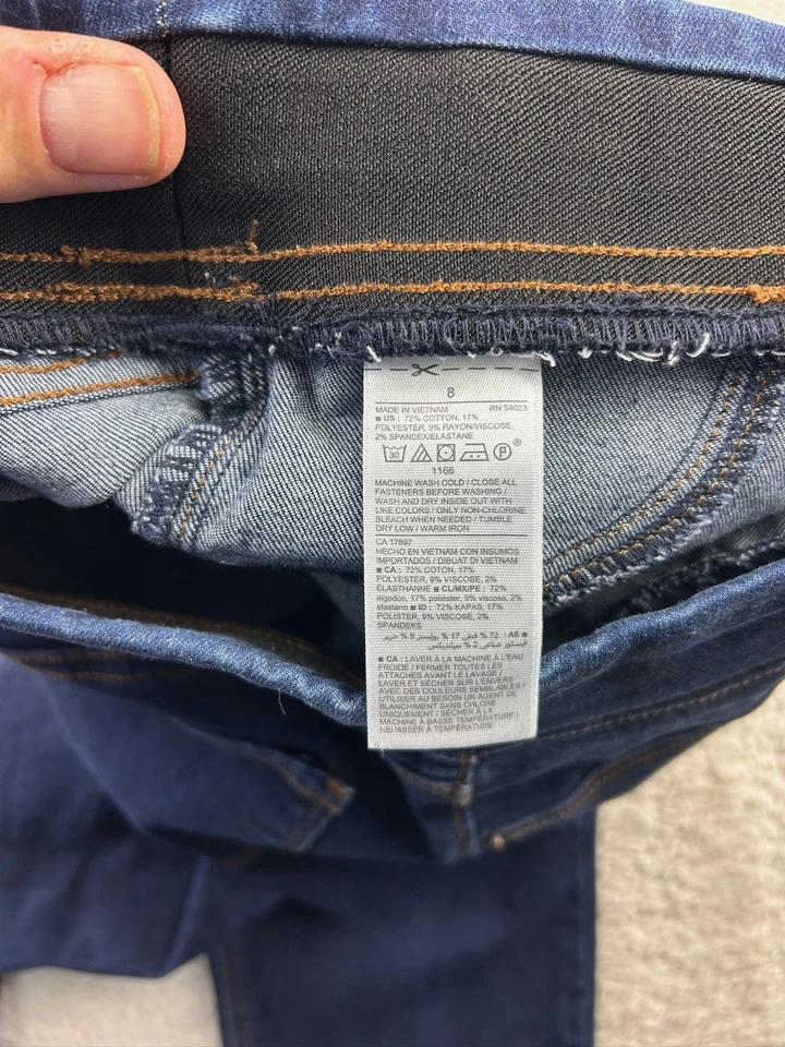 Old Navy Jeggings Womens 8 Rockstar Skinny Pull On Stretch Denim Pants Jeans - Image 4 of 4