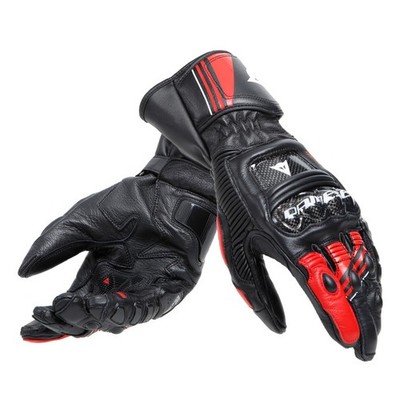 Dainese Druid 4 schwarz/lava-rot/weiß Sport Track Touring Urban Leder Motorc...