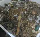 3 Pounds Jewelry Costume Vintage Mix LBS  necklaces bracelets pins rings etc lbs
