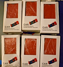 Universal Car Mount Holder Clip On Steering Wheel Cell Phone GPS - QUANTITY 6