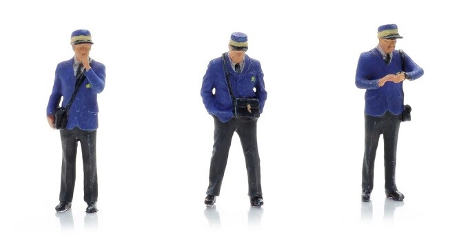 Artitec 5870044 - H0 / 1:87 - NS Conductor on the Platform 80s (3x) New