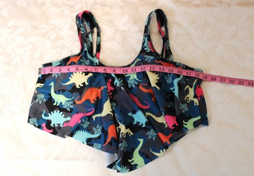 Women's Dinosaur Swim Top, Removable Pads, Size 3XL, Multi Color, NWOT - Picture 4 of 8