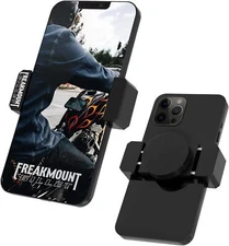 Magnetic Motorcycle Phone Mount Strong N52 Billet Aluminum Universal Fit