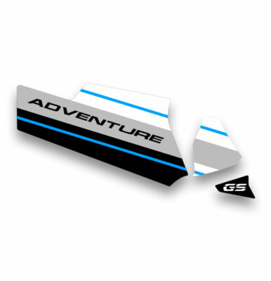Kardanschutz Aufkleber Set BMW R 1200 GS ADV 2014-2018 ACA-004 ALPINE WHITE