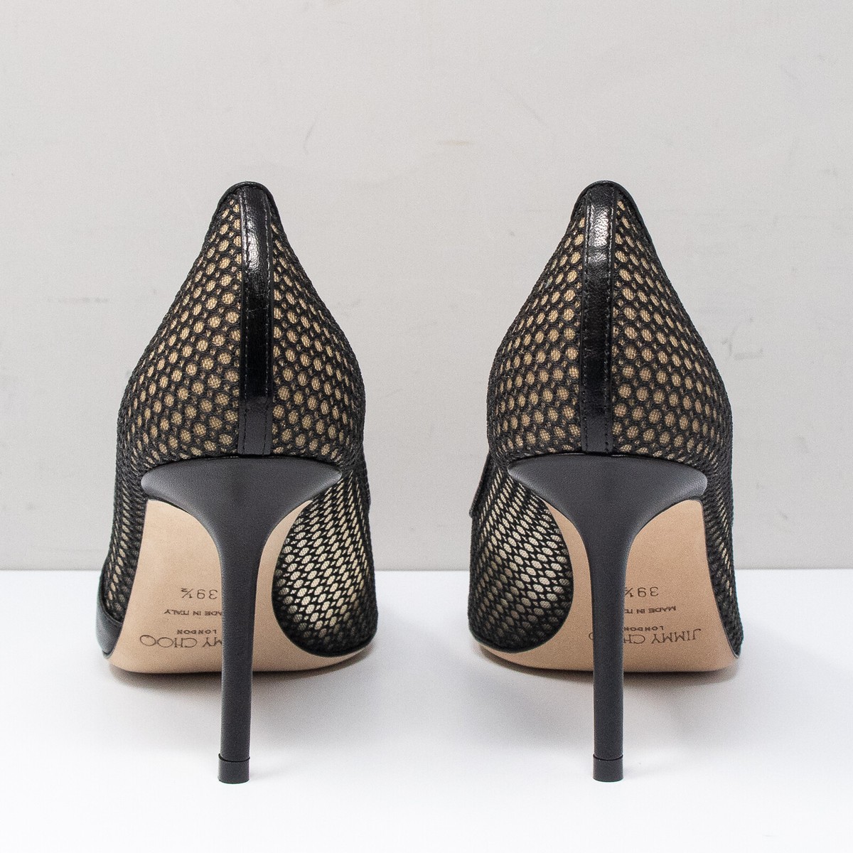 Jimmy Choo Love 85, Size 39.5 (9.5 US) Asymmetrical Mesh Jimmy Choo Love 85, Size 39.5 (9.5 US) Asymmetrical Mesh