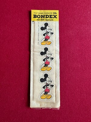 1946, Walt Disney, MICKEY MOUSE, ''Un-Used'' BONDEX Hot Iron Tape (Scarce/Vintage)