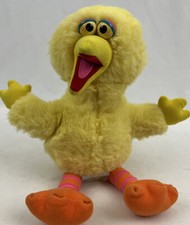 Vintage Playskool 13" Big Bird Plush 1986 Sesame Street