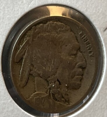 1917-S BUFFALO NICKEL FS-401 ''TWO FEATHERS'' 