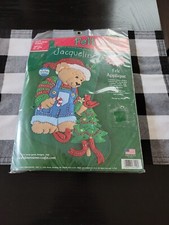 Dimensions Felt Works Bear  Birdie Stocking Kit NIP
