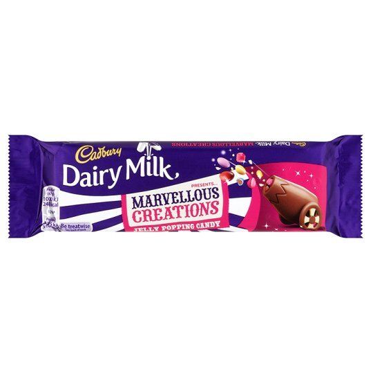 Cadbury Dairy Milk Marvellous Creations Jelly Popping Candy Cadbury Dairy Milk Marvellous Creations Jelly Popping Candy