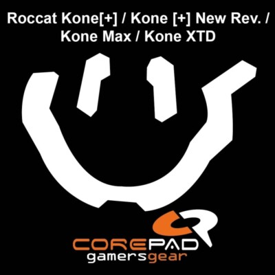Corepad Skatez Roccat Kone [+] New Rev Max XTD Mouse Feet Hyperglides Teflon