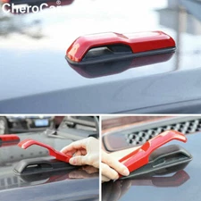 Engine Hood Hinge Cover Stickers Exterior Trim for 18+ Jeep Wrangler JL JLU JT H