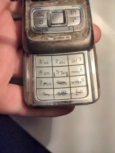Nokia E65 - Dark Brown (Unlocked) Mobile Phone For Parts Not Working No Battery - Afbeelding 14 van 23