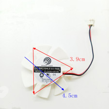 PLD05010S12L 12V 2PIN Diameter 45MM Hole distance 39MM computer graphics fan
