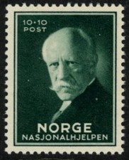 Norway 1940 (NK 233, MI 211, SC B5) - Fridtjof Nansen - MNH
