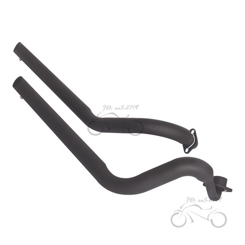 For Yamaha V Star 650 XVS650 DragStar 650 Exhaust Front Header Pipe System Black - Picture 4 of 5