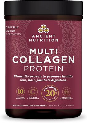 Ancient Nutrition Multi Collagen Protein 16oz / 454.5g ( Pack of 3 )