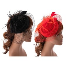 Flower Fascinator Tea Party Fascinator Derby Hat Women Fascinator Derby Pillbox