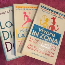 3 libri su diete LA DIETA DUKAN  e LA ZONA