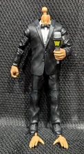WWE Elite WrestleMania BAF Howard Finkel Figure Parts/Microphone Mattel NO HEAD