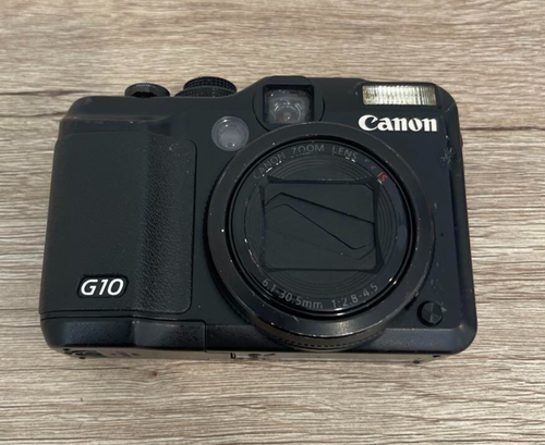 Canon PowerShot G10 14.7MP 5x Optical zoom Digital Camera Black From Japan - Picture 2 of 12