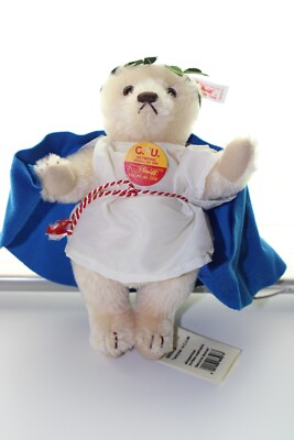 STEIFF COLLECTORS UNITED 1996 OLYMPIAN BEAR  TEDDYBAR 18 EAN 665073 LE #84/650