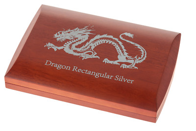 Münzbox / Etui Münzkassette für Rectangular Dragon 12x 1 Oz Silbermünzen