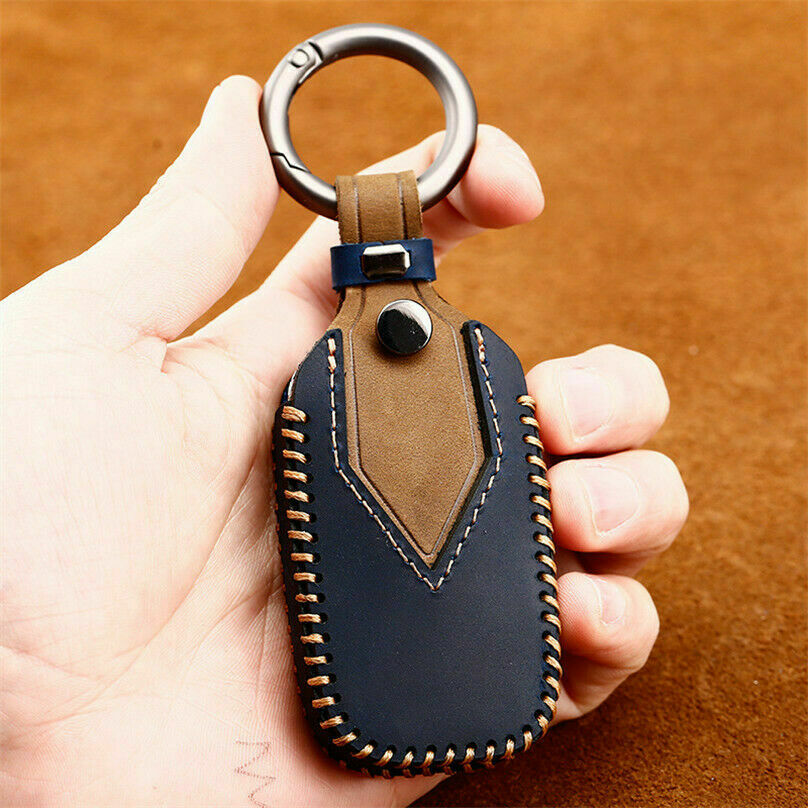 Leather Car Key Fob Case Cover Holder For Land Rover Range Rover ...