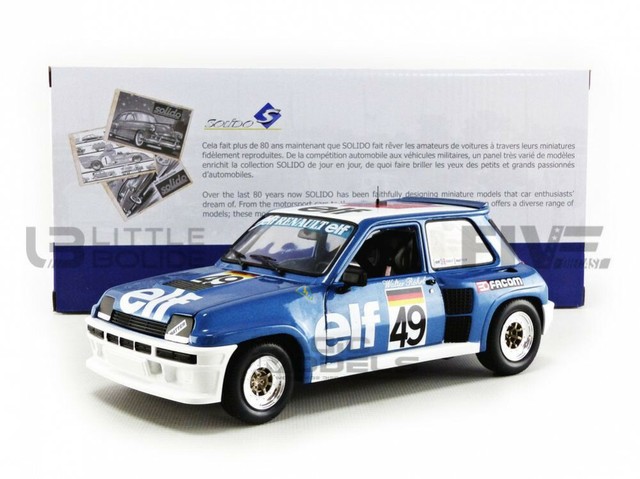Renault 5 R5 Turbo Elf Coupe Europe 1981 Rohrl 1 18 Solido For Sale Online Ebay