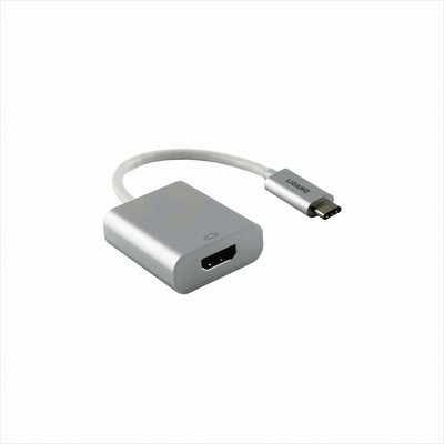 GW7821 Ligawo 6518957 USB 3.1 Typ C Stecker an HDMI Buchse Adapter silber