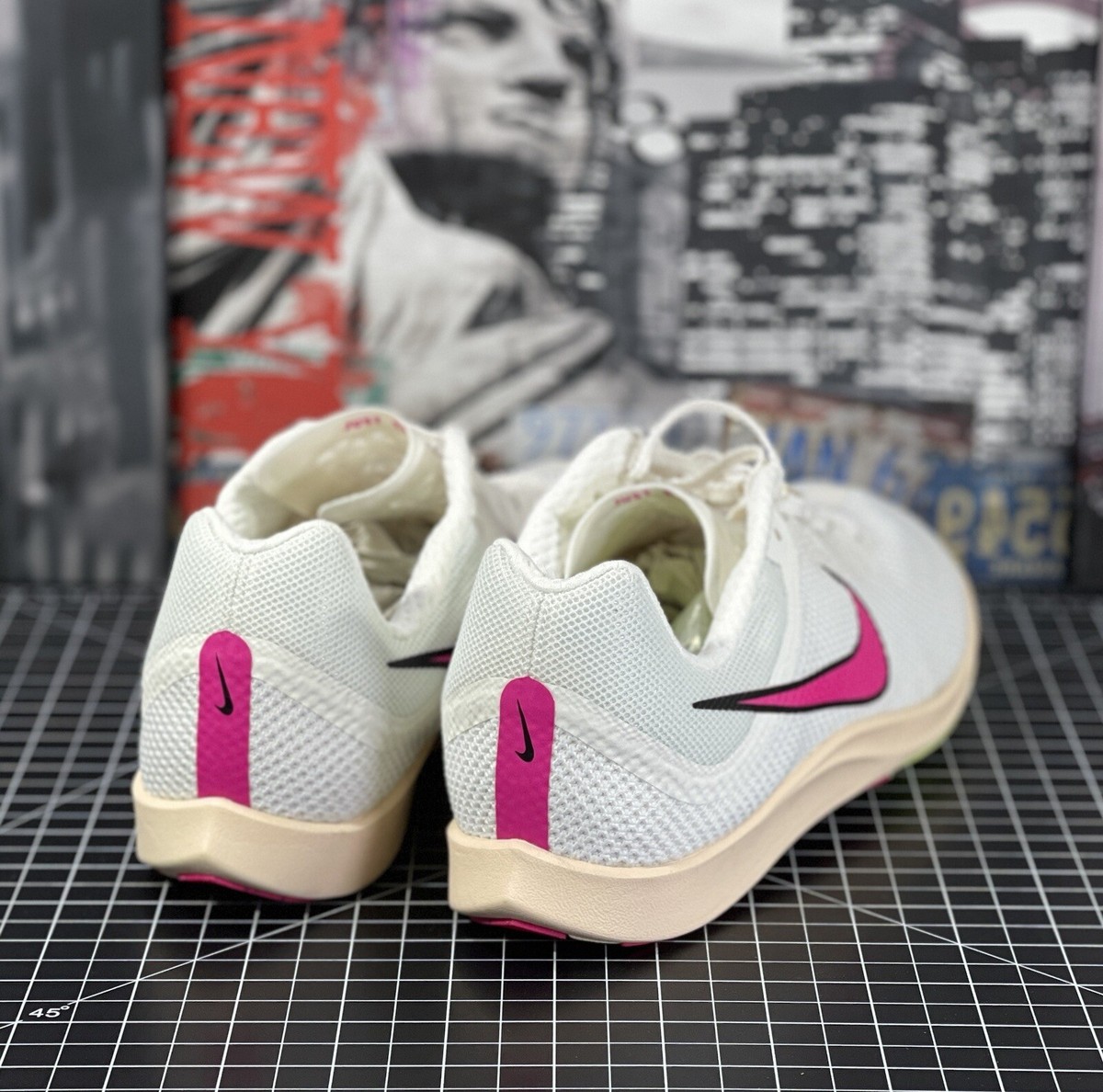 Nike Zoom Rival Distance Men\'s 11.5 Track Spikes Sail Pink DC8725-101‎ Nike Zoom Rival Sail Light Lemon Twist Fierce Pink for Sale  main image 2