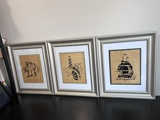 laser-cut-wood-nautical-fish-ship-sailor-silhouette-framed-art-set-of-3-15x18