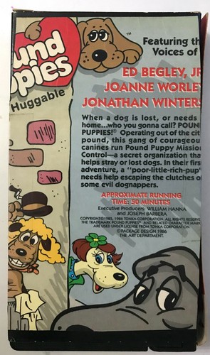 Pound Puppies Lovable Huggable (VHS1986) - Picture 3 of 6