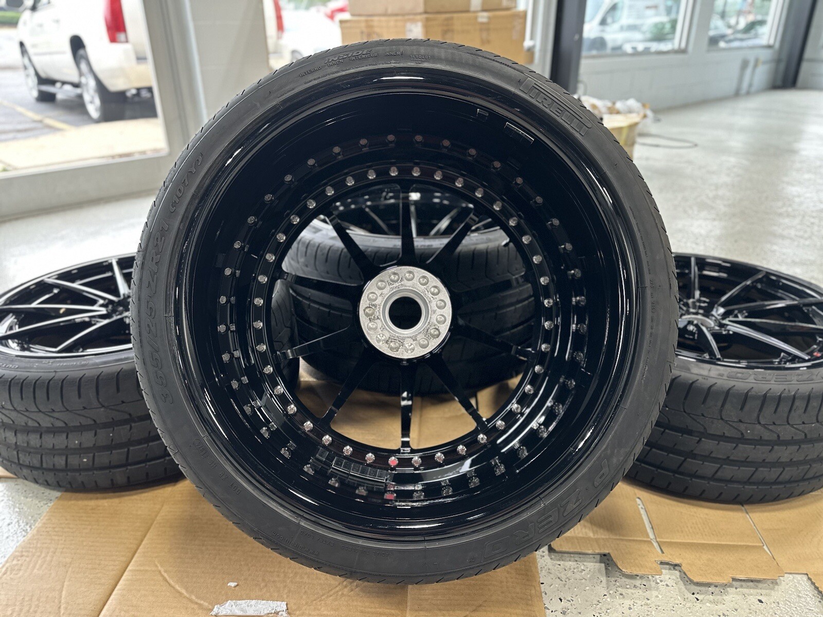 ANRKY AN38 3-Piece Forged Wheels for PAGANI HUAYRA with Tires CUSTOM ONE-OF-ONE!