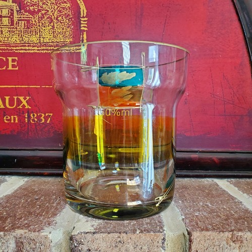 Romanian Hand Painted Crystal Champagne Wine Ice Bucket Clear Yellow Marked - Picture 15 of 24