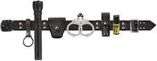 Basket Weave Leather Duty Belt Combo with Accessories