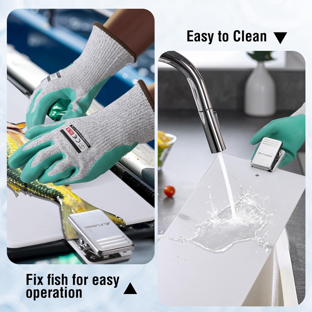 Fish Fillet Sets FLISSA 4PC Fish Fillet Set Fillet Knife Foldable Fillet Board Fish ...