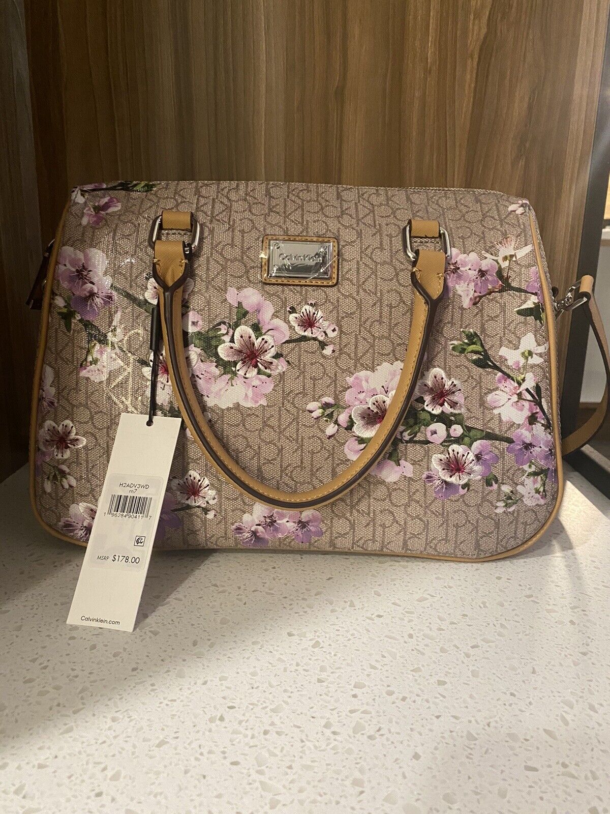 Calvin Klein Almond/Taupe/Blue Multi Key Item Signature Satchel Women Handbags 196284904117 | eBay Calvin Klein Almond/Taupe/Blue Multi Key Item Signature Satchel Women Handbags 196284904117 | eBay