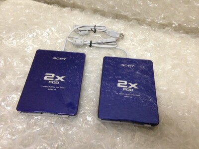 LOT OF 2 Sony 2X FDD MPF88E-UA External USB 3.5