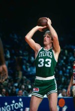 Larry Bird Of The Boston Celtics 1980 Basketball Photo 5